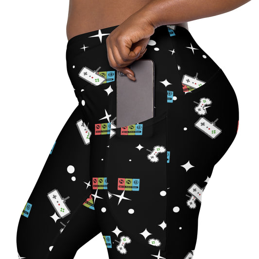 Starlight Gamer Leggings with pockets